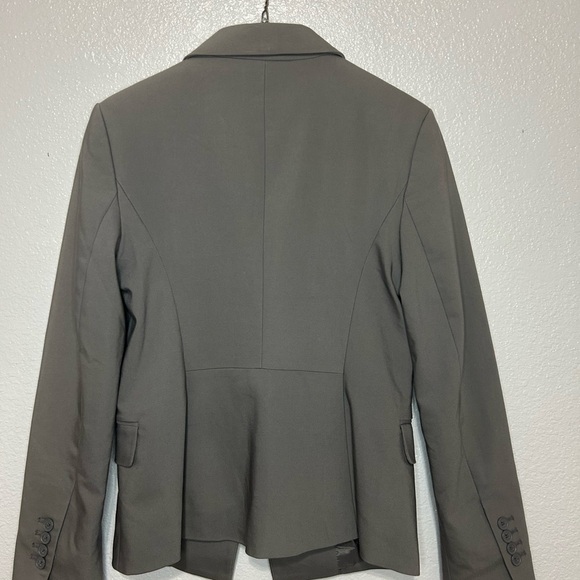 Express Charcoal Gray Double-Breasted Blazer | Size M (6) - Picture 7 of 8